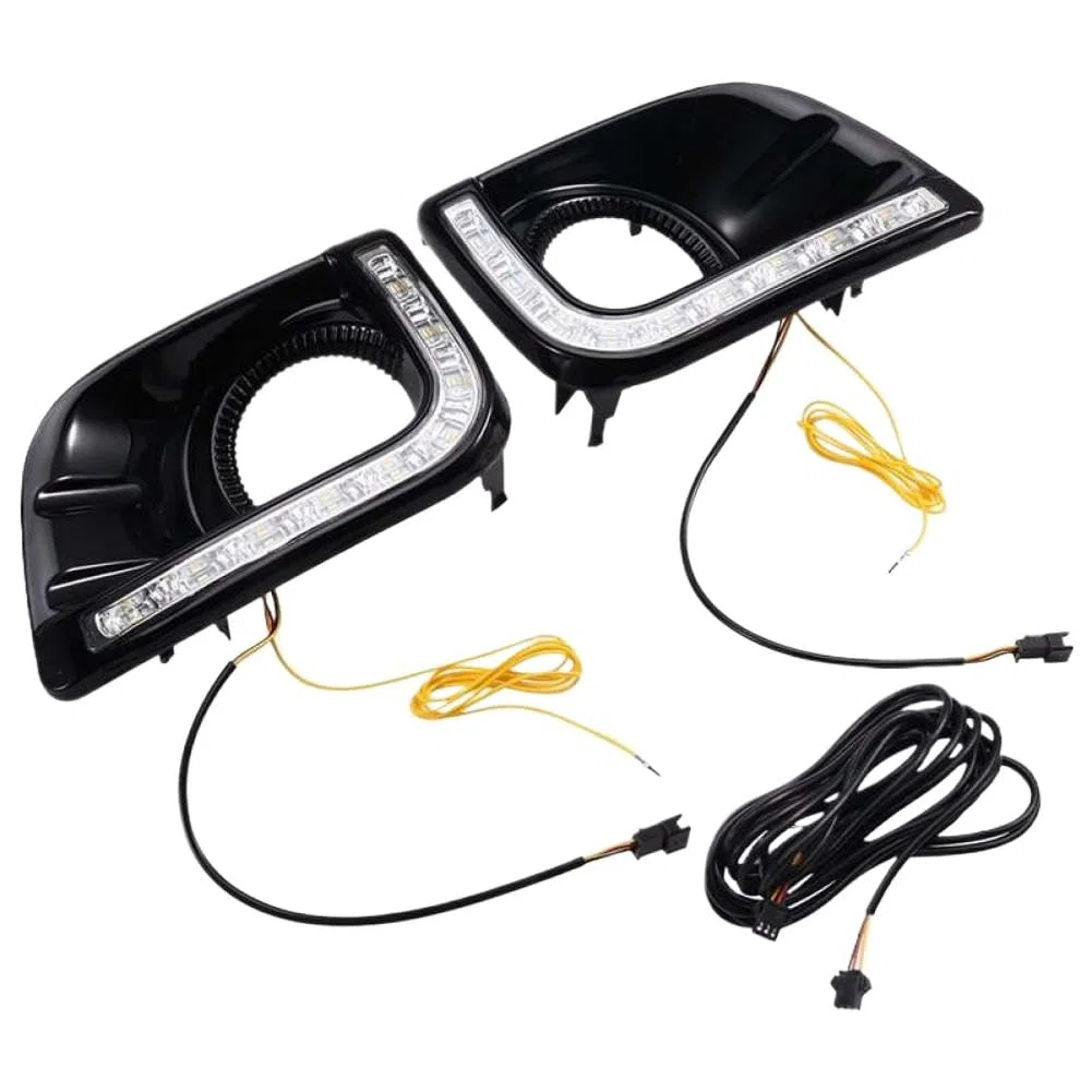 LED-Tagfahrlicht mit dynamischem Blinker und blauem Nebelscheinwerfer für Prado 2010–2013
