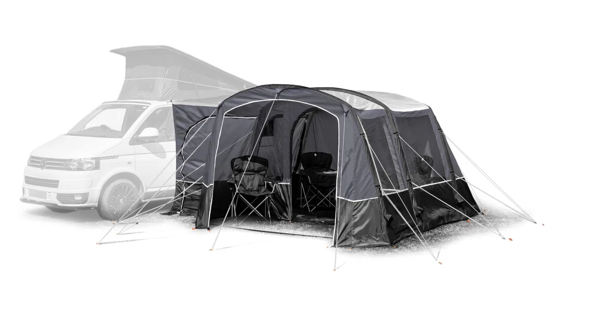 Maypole Warwick Air Driveaway Vorzelt niedrig geeignet für Wohnmobile mit Einer Vorzeltrinne von 180 bis 210 cm