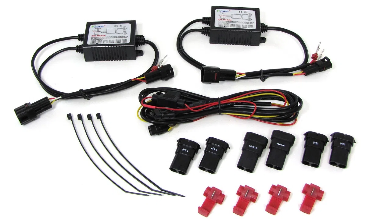 Klarglas LED Nebelscheinwerfer mit Tagfahrlicht für Ford Focus III Turneo