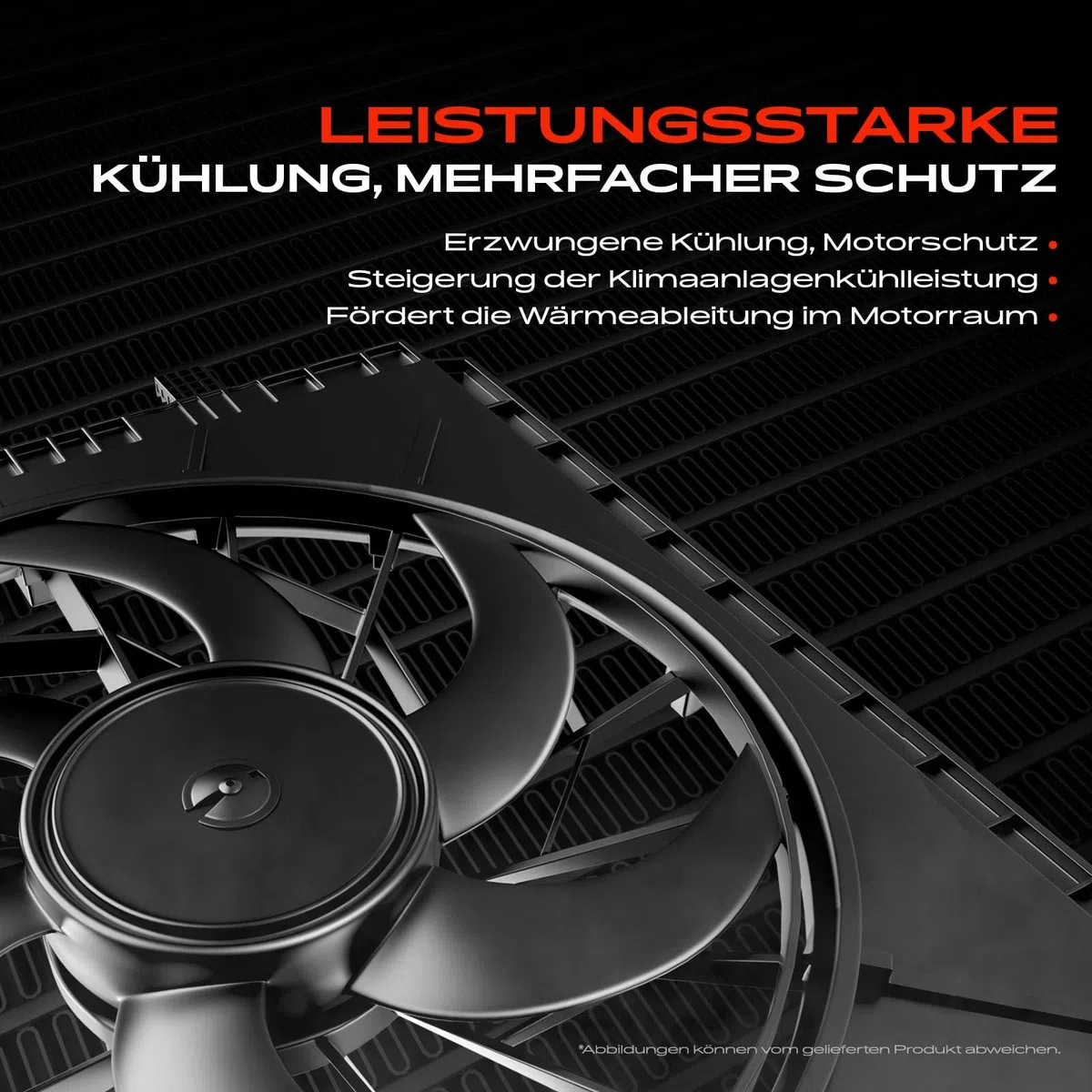 Frankberg Kühlerlüfter Motorkühlung Kühlerzarge 3-Polig 17113452509