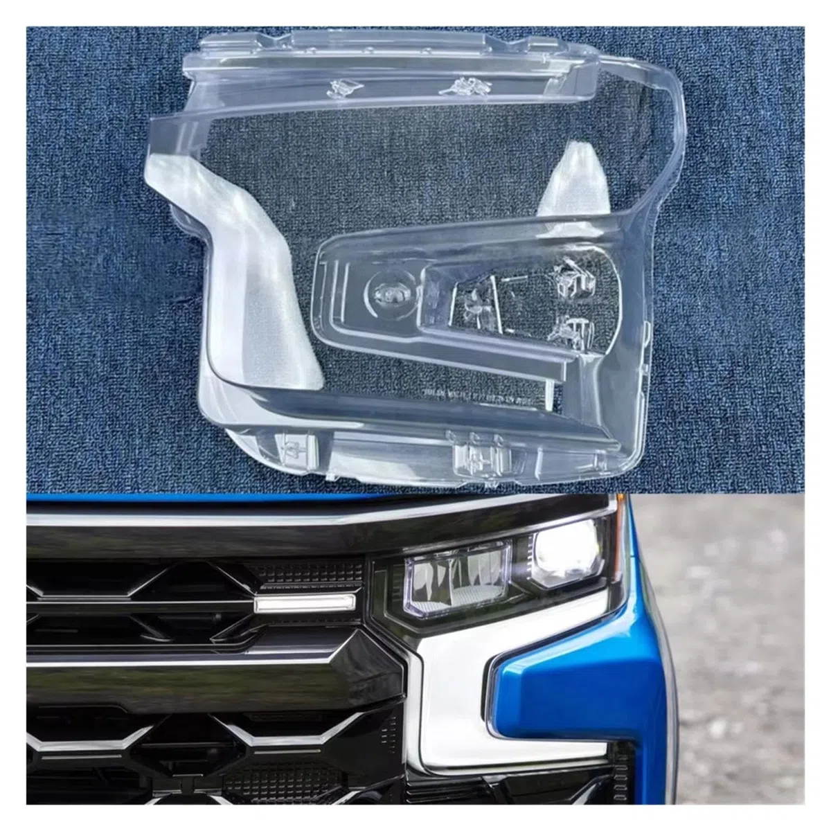Scheinwerfer Abdeckung Für Chevy Für Silverado 2022 2023