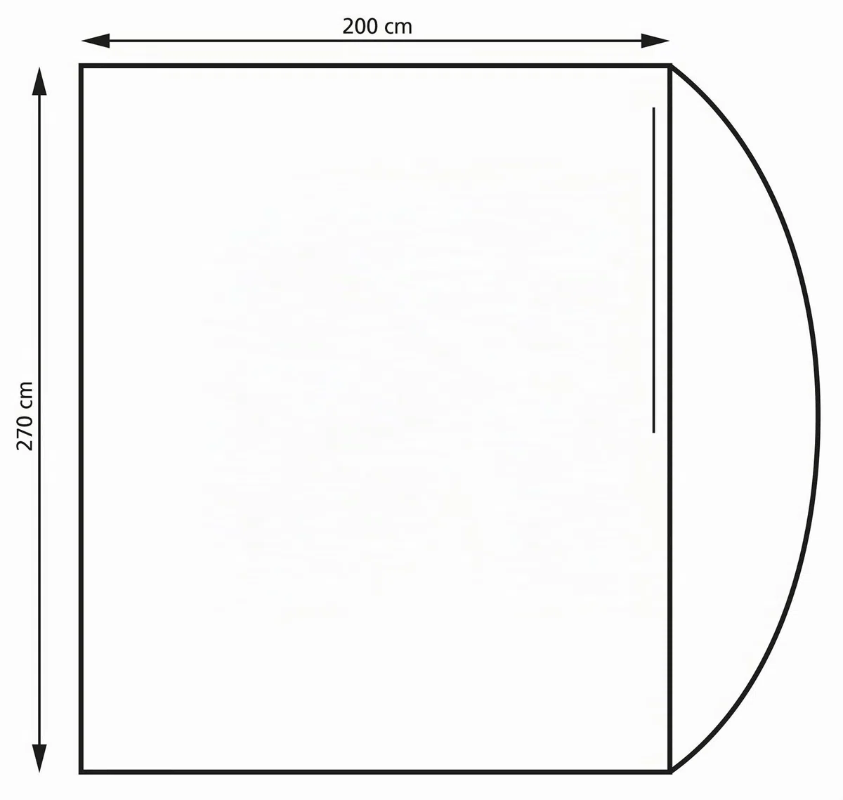 EuroTrail Busvorzelt Pisa 260 x 250 x 180 cm