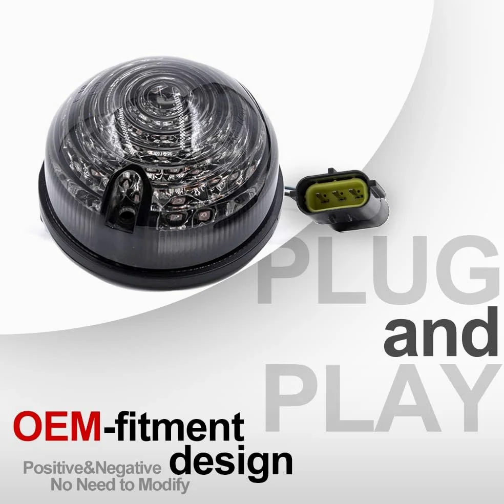 10-teiliges Komplettes LED Lichtset für La.nd Ro.ver Defender 1990–2016 – Rückleuchten, Nebelschlussleuchten, Rückfahrleuchten, Seitenlichter (Rauchglas)