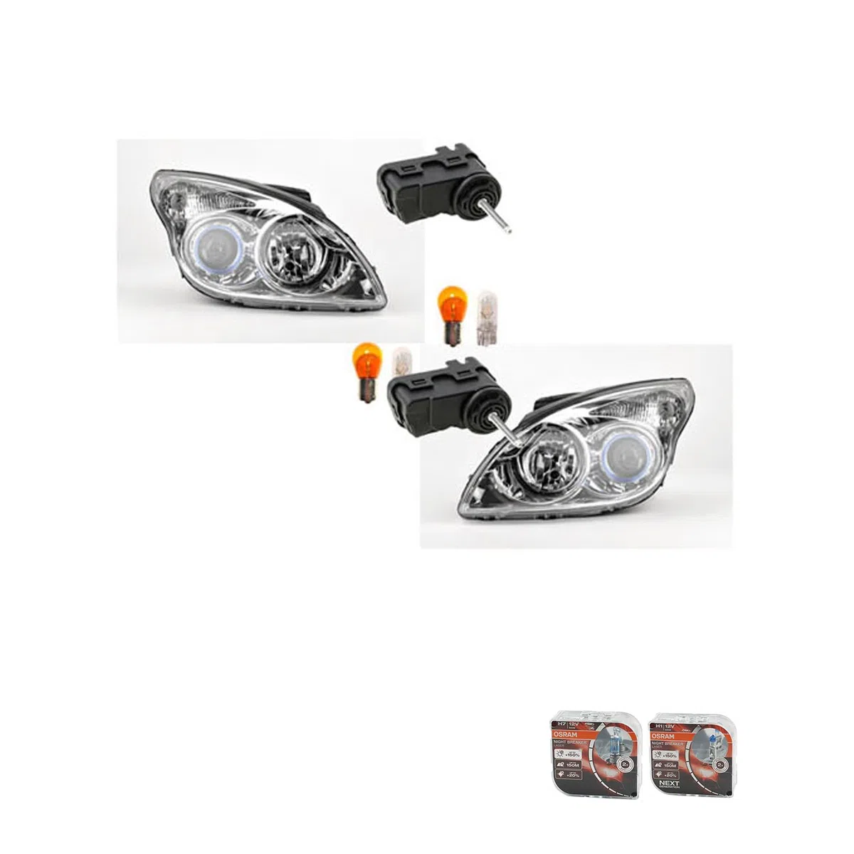Johns, Scheinwerfer + Night Breaker passend für Hyundai i30 10/07-06/10 L R